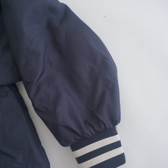 Vintage Houston Astros Navy Button Up Varsity Bomber Jacket By Holloway Medium - Picture 5 of 11